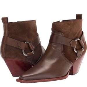 Vince Camuto Neanie Leather Suede Bootie Size 8